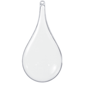 33 Akrilna kugla, ledenica, otvor, plastika, privjesak u obliku suze, DIY TG76132