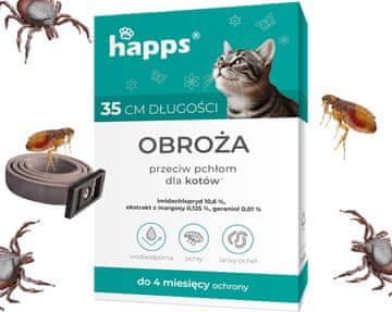 Happs - ogrlica protiv buha za mačke