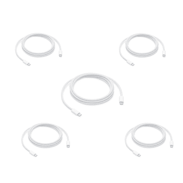 USB-C - C podatkovni kabel pleteni za iPhone 15/15 Pro Max/iPad Pro 2023 1 m 5 komada