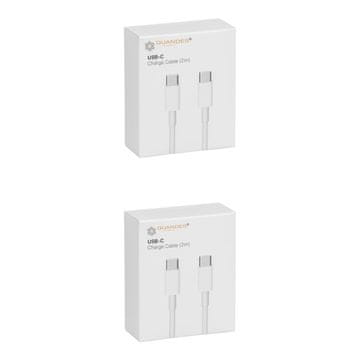 Podatkovni kabel kompatibilan s iPhoneom 16, 15, 15 Pro, 16 Pro, 16 Pro Max Type-C na Type-C 2 m 67W 2 komada