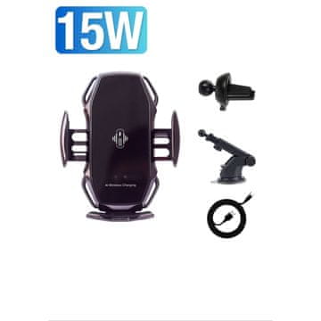 Pametni senzor 15W automatski auto punjač brzi bežični univerzalni Samsung S10 S10+ S9 S9+ S8+ Note 10 10+ 9 8 1 komad