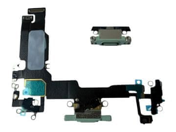 ORG originalni USB priključak za punjenje demontažni za iPhone 15 (zeleni)