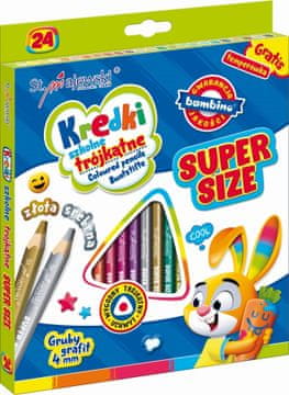 Bambino SUPER SIZE trokutaste olovke od 24k