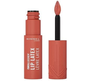 Rimmel Thrill Lip Latex sjajilo za usne s lateks usnama 200 Just Peachy 6 ml
