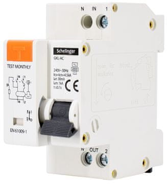 Bemko Schelinger RCBO 2P B 10A 30mA AC prekidač