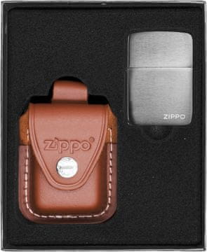 ZIPPO upaljač BLACK ICE poklon set br. 4