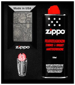 Zippo upaljač NAUTICAL DESIGN poklon set br. 1