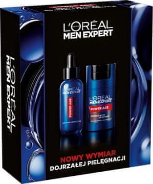 Zestaw Men Expert krem nawilżający 50 ml + serum z kwasem hialuronowym 30 ml