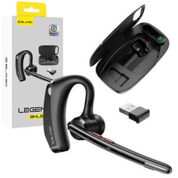 BLAVEC Legend 5 Multipoint Bluetooth slušalice + Power Bank BHLE5-B crne boje