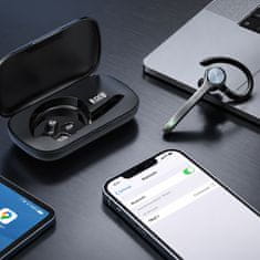 BLAVEC Talk 1 Multipoint Bluetooth slušalice + Power Bank (BHTA1-B) crne boje