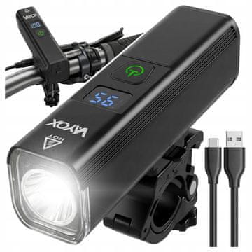 Vayox VA0071 prednje svjetlo za bicikl od 1300 lm s funkcijom power bank-a