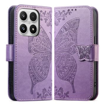 GS Preklopna futrola za Xiaomi 17, leptir, ljubičasta