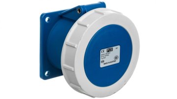 PCE Utičnica za ploču 32A 3P 230V /75x75/ plava IP67 3232-6