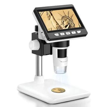 éS USB elektronički mikroskop s LCD zaslonom i zumom od 50-1000x