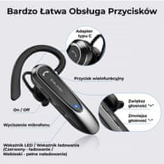 BLAVEC Adventure 5 Višetočkovne Bluetooth slušalice BHAD5-B Crne