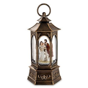 LED božićni lampion, plastični, 31x13x12 cm