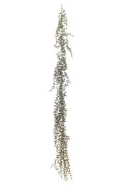 Božićni vijenac zelene boje plastika, metal 180x20x15 cm