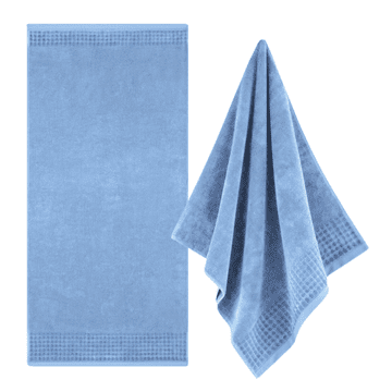 Zwoltex PAULO 3 AB Ręcznik kąpielowy duży niebieski 500g 50x100cm