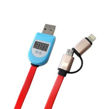 Bike ND32_K784A K784A USB-MICROUSB-IPHON 2U1 L KABEL