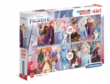 Clementoni slagalica 2x20+20x60 dijelova Frozen 2 2130