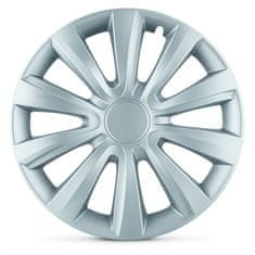 Carcommerce Kołpak na koło uniwersalny samochodowy srebrny Delta 13" 1 sztuka