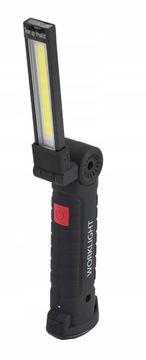 Carcommerce LED COB autoradionska lampa s magnetom i USB baterijom