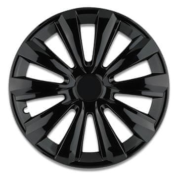 Carcommerce Kołpak na koło uniwersalny samochodowy Delta czarny 14" 1 sztuka