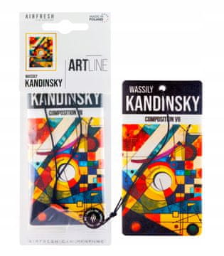 Carcommerce Zawieszka zapachowa do auta Kandinsky Kompozycja ARTLINE