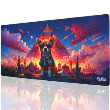 TILT Podkładka pod Mysz Corgi i Piramida 90x40