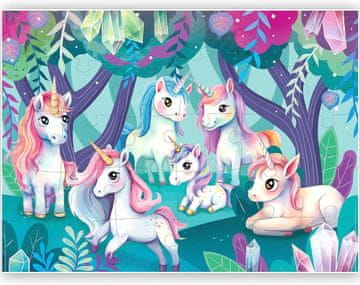 Nikcorp Puzzle za djecu 3-6 godina Obrazovne puzzle 30 dijelova Šareni sa životinjskim motivima razvoj logičkog mišljenja i spretnosti ruku kutija za pohranu 29 x 21 cm za kuću i putovanja