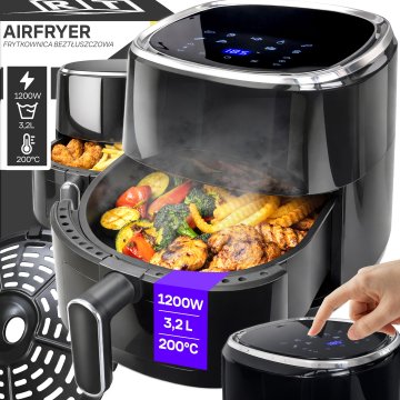 slomart RTO OR1313 Air Fryer friteza na vrući zrak 3,2L, 1200W, 10 programa