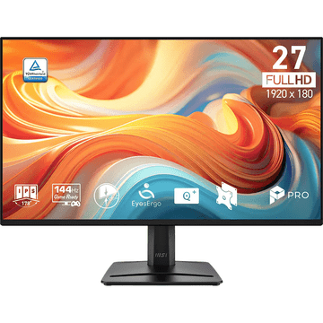 MSI PRO monitor, FHD, IPS, 144Hz, 300 nits (9S6-3PF0CM-003) MP275 E14L