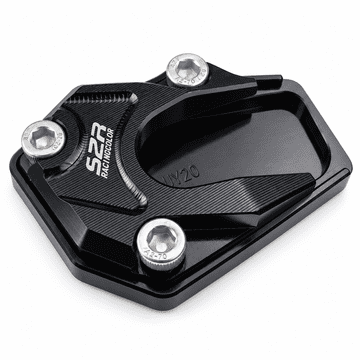HOME & MARKER® Podloga za nogar motocikla od aluminijske legure, protuklizna i stabilna na mekom tlu i vrućem asfaltu | BIKEPAD