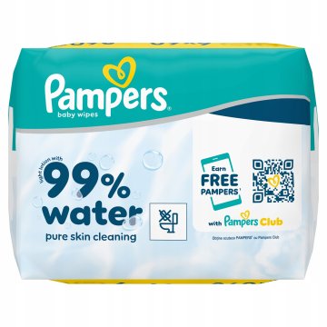 Pampers 99% Water vlažne maramice 6x60 kom.