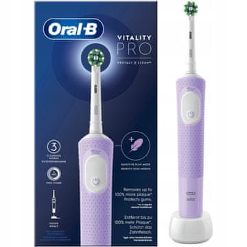 Oral-B Vitality Pro električna četkica za zube, Lilac Mist 1 kom.