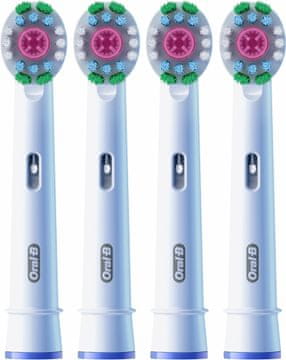 Oral-B Pro 3D White zamjenske glave za električnu četkicu za zube, 4 kom.