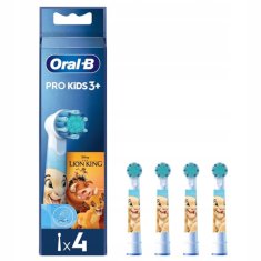Oral-B Pro Kids Lion King glave za četkicu za zube, pakiranje od 4 komada