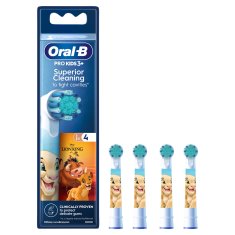 Oral-B Pro Kids Lion King glave za četkicu za zube, pakiranje od 4 komada