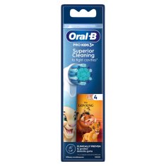 Oral-B Pro Kids Lion King glave za četkicu za zube, pakiranje od 4 komada