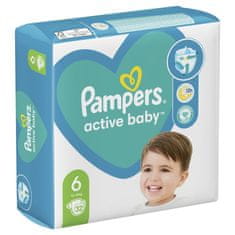Pampers Active Baby pelene veličina 6 za djecu 13-18 kg 32 kom.