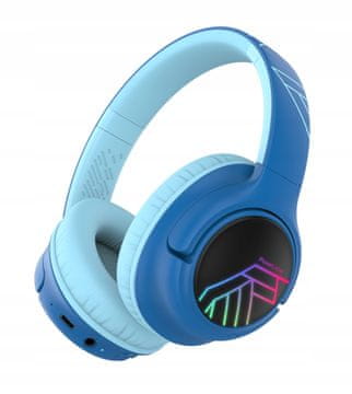 Bobo BlackBlue bežične LED/AUX slušalice za djecu