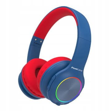 PLED BlueRed bežične Bluetooth slušalice ZA DJECU s LED osvjetljenjem