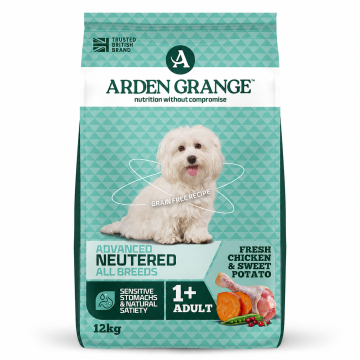 Arden Grange hrana za kastrirane ili sterilizirane pse s piletinom bez žitarica 12 kg