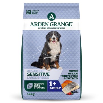Sensitive Large Breed suha hrana bez žitarica s bijelom ribom za velike pasmine 12 kg