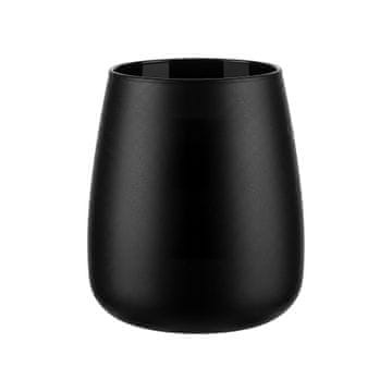 Staklena vaza Emma Midnight Black Matt 22 cm