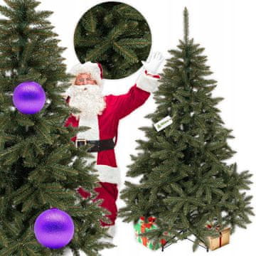 UMJETNA BOŽIĆNA DRVCA KAO ŽIVA, KAVKASKA SMREKA 220 CM, GUSTA POLJSKA PROIZVODNJA