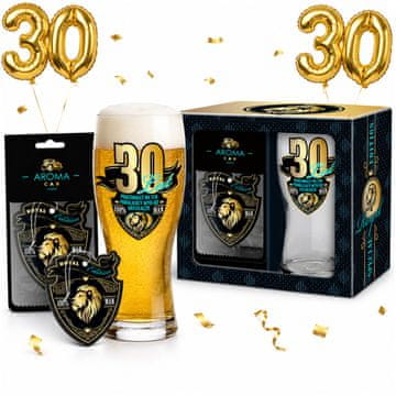 BG Poklon set za 30. rođendan - čaša i miris - Royal Edition 500 ml