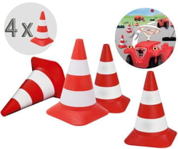 BIG VELIKI Cestovni Čunjevi Set od 4 Čunja