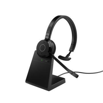 Jabra Evolve 65 UC slušalice s USB-A BT punjačem, crne boje