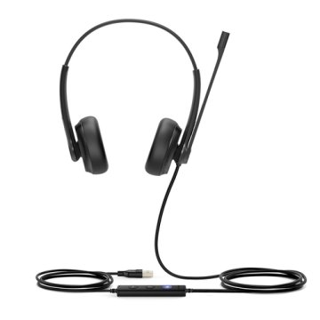 YEALINK UH34 Dual USB-A crne slušalice za timove